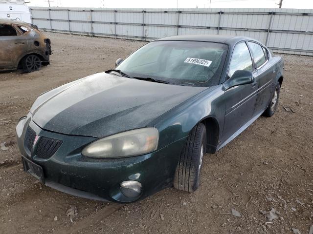 2G2WP522541195903 - 2004 PONTIAC GRAND PRIX მწვანე ფოტო 2
