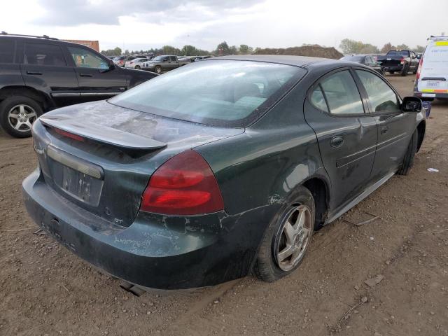 2G2WP522541195903 - 2004 PONTIAC GRAND PRIX მწვანე ფოტო 4