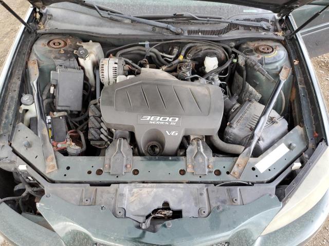 2G2WP522541195903 - 2004 PONTIAC GRAND PRIX მწვანე ფოტო 7