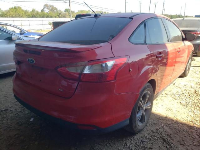 1FAHP3F26CL129877 - 2012 FORD FOCUS SE RED photo 4