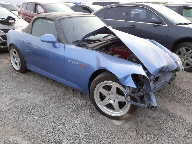 JHMAP11422T007541 - 2002 HONDA S2000 BLUE photo 1