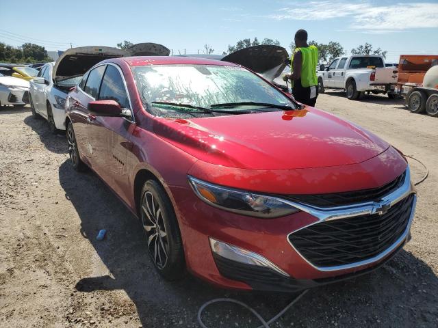 1G1ZG5ST4MF085458 - 2021 CHEVROLET MALIBU RS RED photo 1