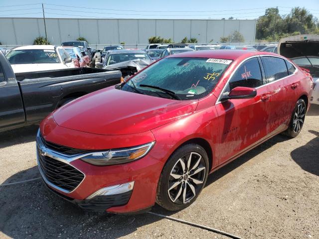 1G1ZG5ST4MF085458 - 2021 CHEVROLET MALIBU RS RED photo 2