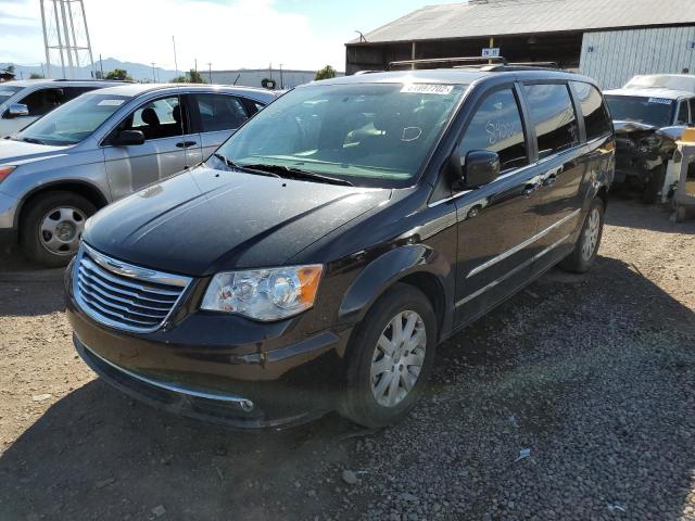 2C4RC1BG0ER251791 - 2014 CHRYSLER TOWN & COU BLACK photo 2