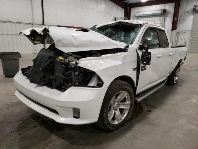 1C6RR7HT0DS548750 - 2013 RAM 1500 SPORT WHITE photo 2