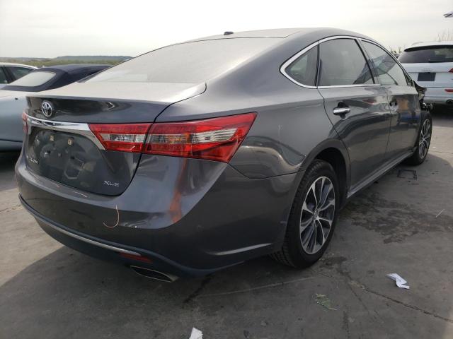 4T1BK1EB6JU281729 - 2018 TOYOTA AVALON XLE GRAY photo 4