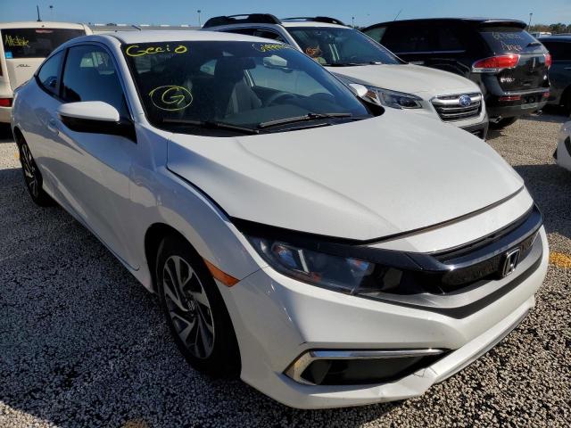 2HGFC4B64LH300359 - 2020 HONDA CIVIC LX WHITE photo 1