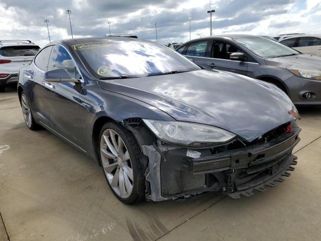 5YJSA1H15EFP62449 - 2014 TESLA MODEL S Boz foto 1