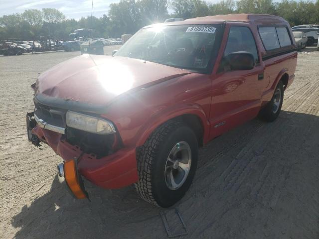 1GCCS14511K166763 - 2001 CHEVROLET S TRUCK S1 RED photo 2