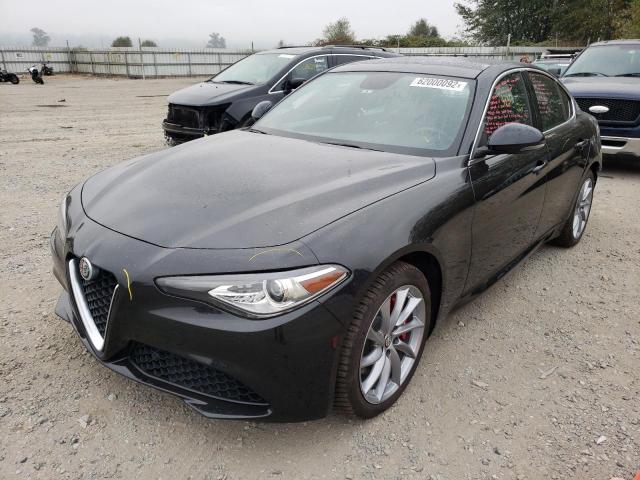 ZARFANAN8K7620674 - 2019 ALFA ROMEO GIULIA CHARCOAL photo 2