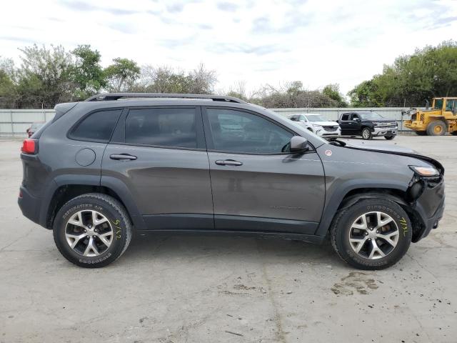 1C4PJMBS4FW529054 - 2015 JEEP CHEROKEE T GRAY photo 10