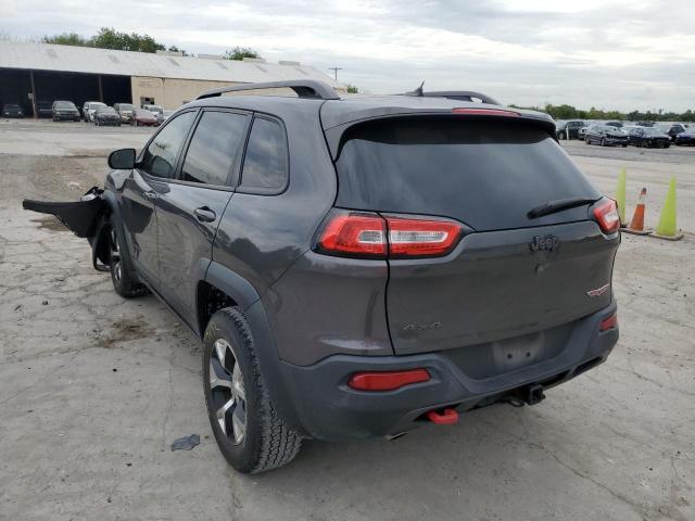 1C4PJMBS4FW529054 - 2015 JEEP CHEROKEE T GRAY photo 3