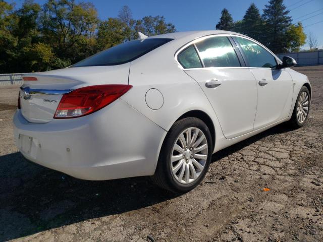 2G4GS5EC5B9194795 - 2011 BUICK REGAL CXL WHITE photo 4