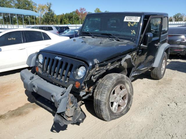 1C4AJWAG0CL231287 - 2012 JEEP WRANGLER S BLACK photo 2