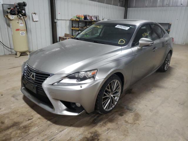 JTHCF1D24E5002520 - 2014 LEXUS IS 250 SILVER photo 2