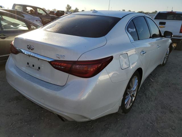 JN1EV7AP3LM207946 - 2020 INFINITI Q50 PURE WHITE photo 4