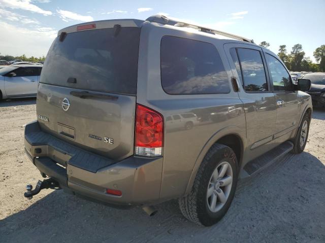 5N1BA08DX8N617252 - 2008 NISSAN ARMADA SE BEIGE photo 4