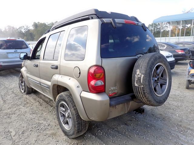 1J4GL38KX4W182882 - 2004 JEEP LIBERTY RE 金色 照片 3
