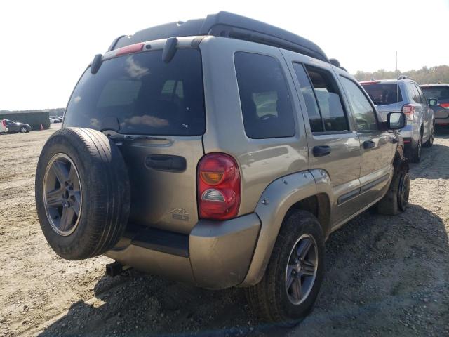 1J4GL38KX4W182882 - 2004 JEEP LIBERTY RE 金色 照片 4