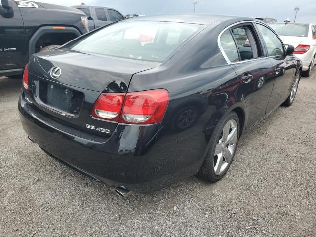 JTHBN96S465012282 - 2006 LEXUS GS430 BLACK photo 4