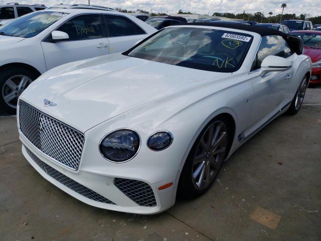 SCBDG4ZGXLC076271 - 2020 BENTLEY CONTINENTA WHITE photo 2