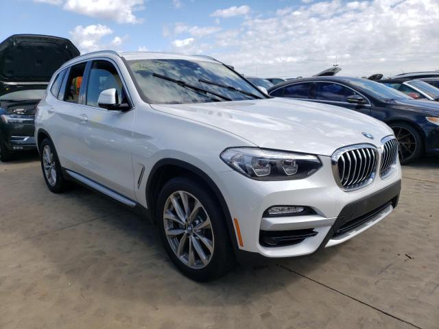 5UXTR7C57KLR53677 - 2019 BMW X3 SDRIVE3 WHITE photo 1