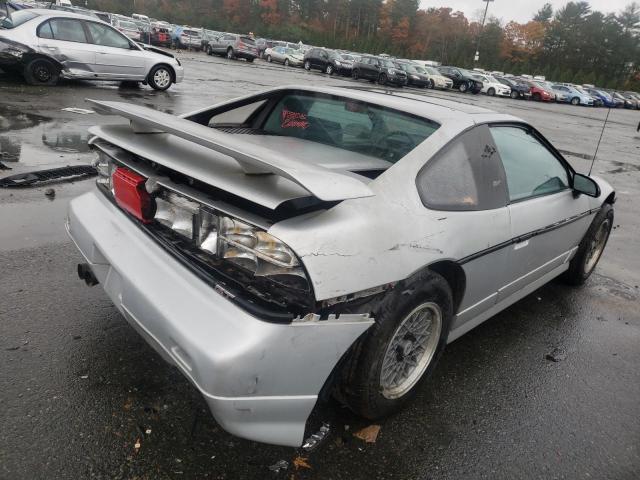 1G2PG119XJP209112 - 1988 PONTIAC FIERO GT SILVER photo 4