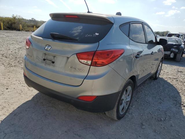 KM8JT3AB7DU699201 - 2013 HYUNDAI TUCSON GL SILVER photo 4