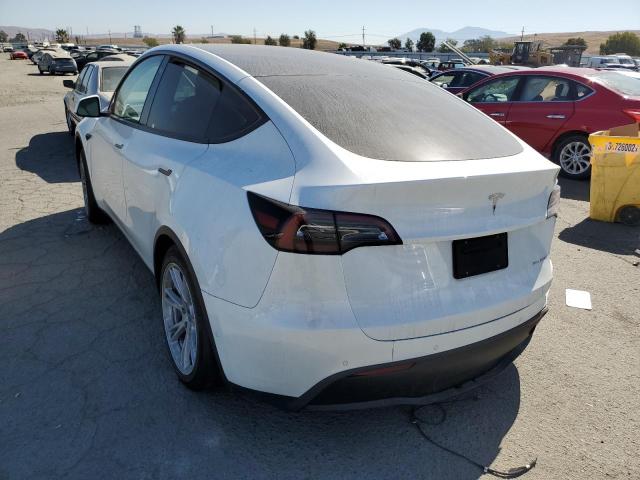 7SAYGDEE3NF355685 - 2022 TESLA MODEL Y WHITE photo 3