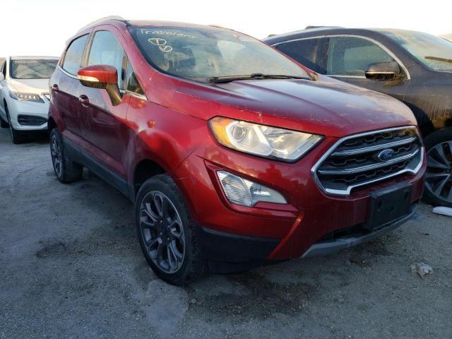 MAJ6P1WL2JC182058 - 2018 FORD ECOSPORT T RED photo 1