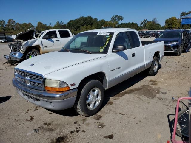 1B7GL23X1VS241779 - 1997 DODGE DAKOTA WHITE photo 2