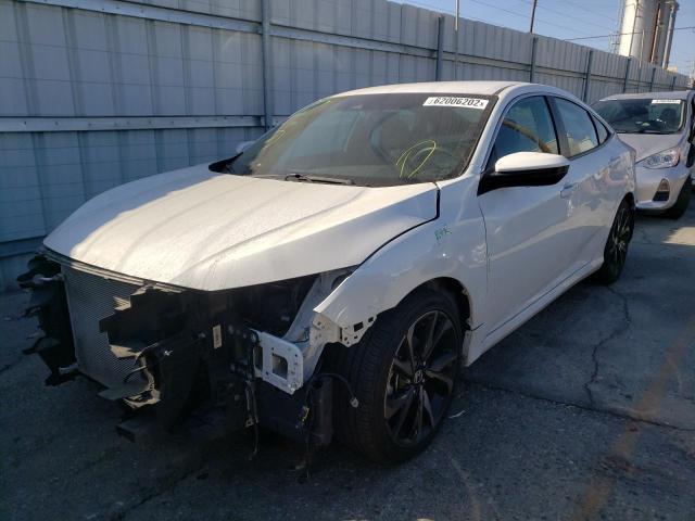 2HGFC2F85LH525423 - 2020 HONDA CIVIC SPOR WHITE photo 2
