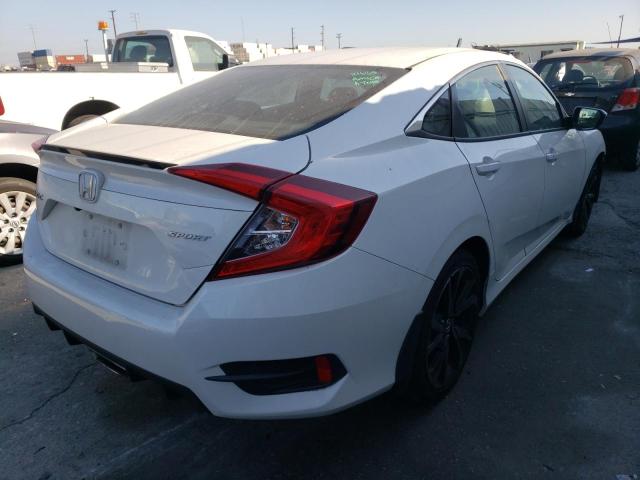2HGFC2F85LH525423 - 2020 HONDA CIVIC SPOR WHITE photo 4
