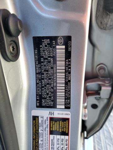 4T1BK1EB2GU194855 - 2016 TOYOTA AVALON XLE SILVER photo 10