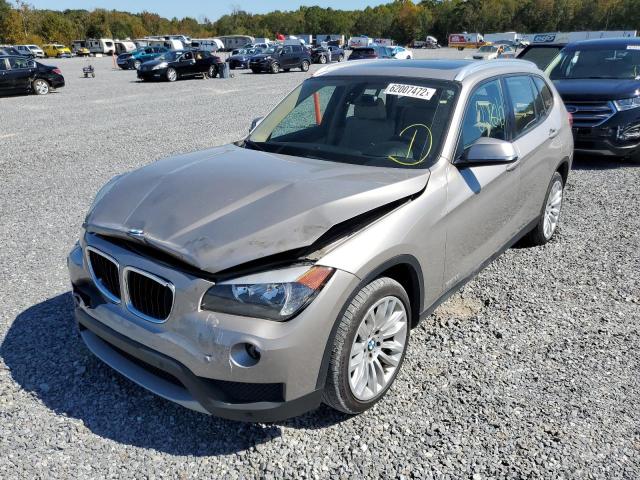 WBAVM1C57EVW54900 - 2014 BMW X1 SDRIVE2 BEIGE photo 2