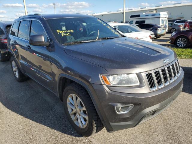 1C4RJEAG1EC537477 - 2014 JEEP GRAND CHER GRAY photo 1