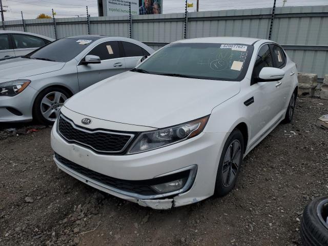 KNAGM4AD6C5030359 - 2012 KIA OPTIMA HYB WHITE photo 2