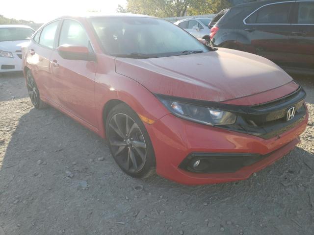 2HGFC2F87KH537152 - 2019 HONDA CIVIC SPOR RED photo 1