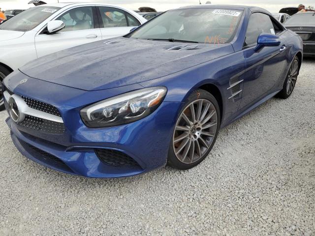 W1KJK6GA3LF061625 - 2020 MERCEDES-BENZ SL 450 BLUE photo 2