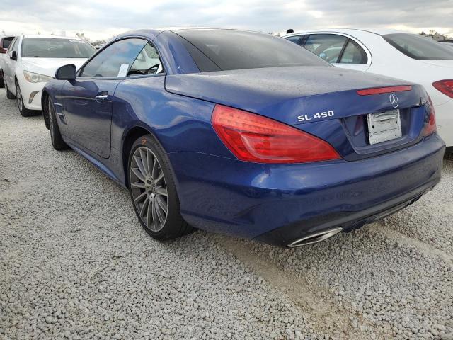 W1KJK6GA3LF061625 - 2020 MERCEDES-BENZ SL 450 BLUE photo 3