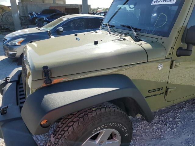 1C4AJWAG4DL622816 - 2013 JEEP WRANGLER S GREEN photo 9