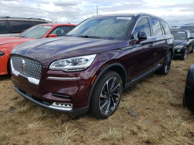 5LM5J7XC9MGL19043 - 2021 LINCOLN AVIATOR RE PURPLE photo 2