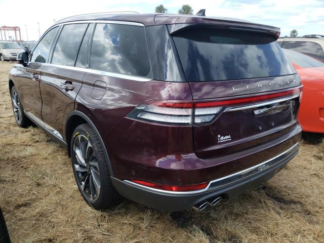 5LM5J7XC9MGL19043 - 2021 LINCOLN AVIATOR RE PURPLE photo 3