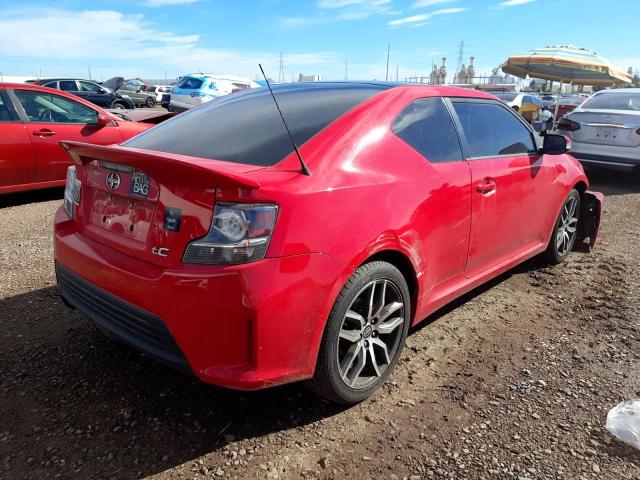 JTKJF5C72E3082367 - 2014 TOYOTA SCION TC 红色 照片 4