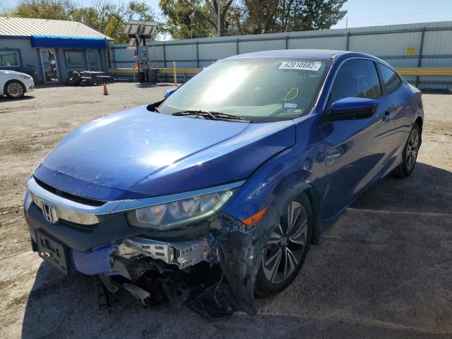 2HGFC3B74HH355601 - 2017 HONDA CIVIC EXL Mavi foto 2