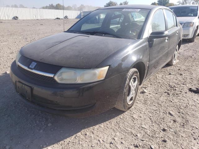 1G8AG52F33Z198551 - 2003 SATURN ION LEVEL BLACK photo 2