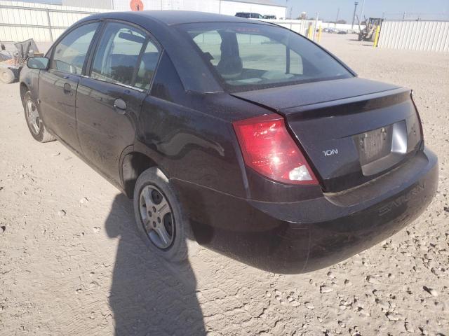 1G8AG52F33Z198551 - 2003 SATURN ION LEVEL BLACK photo 3