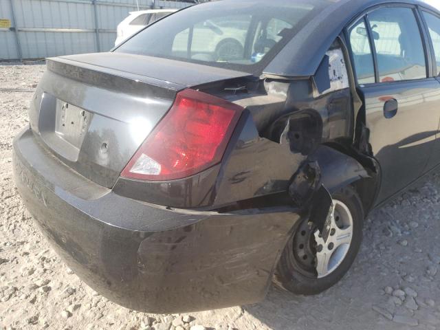 1G8AG52F33Z198551 - 2003 SATURN ION LEVEL BLACK photo 9