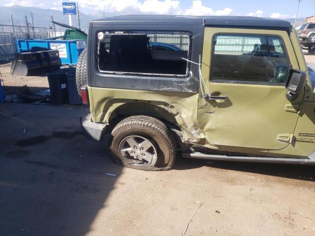 1C4AJWAG3DL606008 - 2013 JEEP WRANGLER S GREEN photo 9