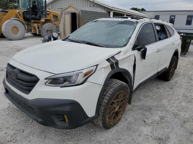 4S4BTGPD0M3217260 - 2021 SUBARU OUTBACK TO WHITE photo 2